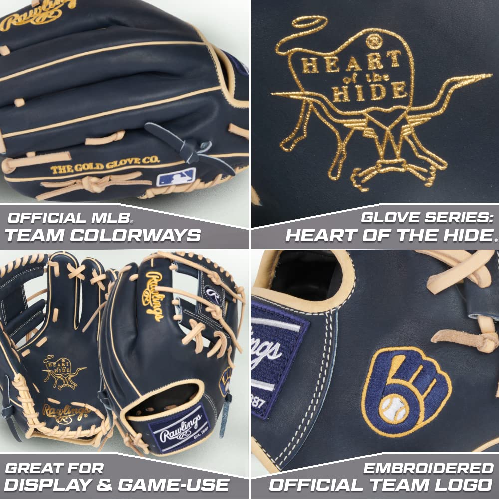 Amazon | ローリングス | HEART OF THE HIDE MLB チームロゴグローブ